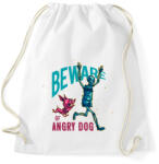 printfashion Vigyázz a mérges kutyával - Sportzsák, Tornazsák - Fehér (15760744)