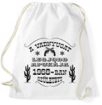 printfashion Vadnyugat legjobb apukája - Évszámmal - Sportzsák, Tornazsák - Fehér (7508069)