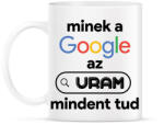 printfashion Minek a google az uram mindent tud - Bögre - Fehér (16393004)