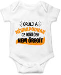 printfashion Örülj a névnapodnak - Baba Body - Fehér (15724055)