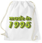 printfashion made-in-1995-green-grey - Sportzsák, Tornazsák - Fehér (488004)