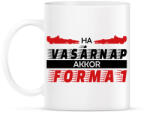 printfashion Vasárnap - Forma 1 - Bögre - Fehér (11967971)