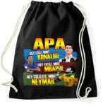 printfashion Apa mint egy focista - Sportzsák, Tornazsák - Fekete (2596989)