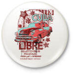 printfashion régi kocsi - Kitűző, hűtőmágnes - Fehér (4667650)