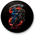 printfashion A halál lovasa - Kitűző, hűtőmágnes - Fekete (5553972)