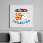 printfashion Tiltott barátság - Vászonkép - Fehér (10350280)