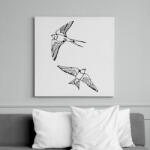 printfashion fecske - Vászonkép - Fehér (16249788)