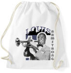 printfashion Louis Armstrong - Sportzsák, Tornazsák - Fehér (7655057)