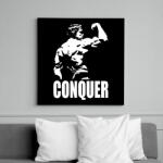 printfashion Conquer - Vászonkép - Fekete (6646777)