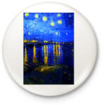 printfashion Csillagos ég a Rajna felett - Kitűző, hűtőmágnes - Fehér (3075311)