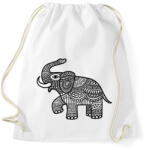 printfashion Elefánt - fekete - Sportzsák, Tornazsák - Fehér (12016530)