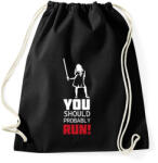 printfashion Run! - M3gan - Sportzsák, Tornazsák - Fekete (13160364)