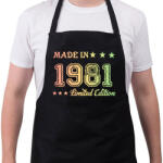 printfashion 1981 - Kötény - Fekete (6168638)