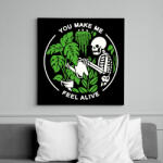 printfashion Kertész élet - Vászonkép - Fekete (12958842)