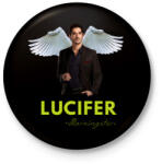 printfashion lucifer colored - Kitűző, hűtőmágnes - Fekete (3097909)