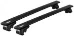 Thule Tetőcsomagtartó Jeep Patriot 2006-2017, Thule WingBar Black, tetőkorlátos - buzzrack