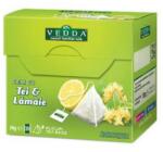 VEDDA Ceai Vedda tei cu lamaie 20 piramide x2 g (DCVEDDA20PYRTEILAM)