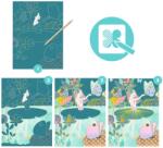 DJECO Joc creativ de razuit Iazul pastel (DJ09716)