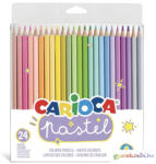 Pastel színes ceruza 24db-os szett - Carioca