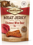 CARNILOVE Meat Jerky Snack Chicken&Wild Boar Bar - csirke& vaddisznó - jutalomfalat kutyák részére 100g - pegazusallatpatika