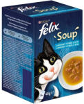 FELIX Soup tőkehal, tonhal és lepényhal leves macskáknak 6x48g