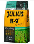 Julius-K9 GF Race Dog Adult Nyúl rozmaring száraztáp 340g