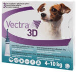 Vectra 3D Spot on 4 -10 kg-ig / 3 ampulla