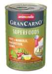 Animonda GranCarno Adult Superfoods pulyka, mángold, csipkebogyó, lenolaj 400g(82438)