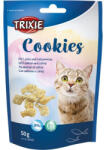 TRIXIE 42743 Cookies - jutalomfalat lazac, macskamenta macskák részére 50g