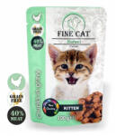  Fine Cat Kitten csirkés alutasakos macskaeledel 100g