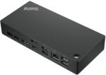 Lenovo 40AY0090SA ThinkPad Docking Station Universală USB-C 4K Ultra HD 90W Alimentare (40AY0090SA)