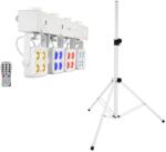 EUROLITE Set LED KLS-180 white + BS-2 EU Loudspeakerstand white