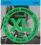 D'ADDARIO - EXL130 Nickel Wound Extra Super Light 8-38 elektromos gitár húr