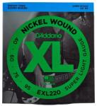 D'ADDARIO - EXL220 Nickel Wound Super Light Gauge 40-95 elektromos gitárhúr