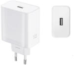 OPPO SUPERVOOC VCB8JAEH gyári hálózati fehér gyorstöltőfej USB-A csatlakozóval, 80W