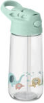  Tritan szívószálas gyerek kulacs elefántos mintával 450 ml (MO2329-77)