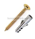  SB pozdorjacsavar 3, 0 x 35 + műanyag kerek tipli 5 x 24 (8db) (3900400)