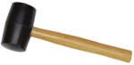BAUTOOL Gumikalapács fekete gumival, fa nyéllel 80 mm (4235800) - baustarbarkacs