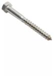  Csavarda hatlapfejű facsavar (állványcsavar) DIN 571, A2 rozsdamentes 8X100 (00571008010040040000)