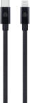 Dviced - USB-C - Lightning szőtt borítású töltőkábel, 1, 25 m - fekete (DV120005)