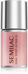 Semilac One Step Hybrid 3in1 géles körömlakk árnyalat S258 Naked Glitter Peach 7 ml