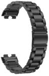 GIGAPACK GP-150421 Huawei Band 9 / Band 8 20mm fekete fém óraszíj (GP-150421)