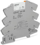 WAGO 857-358 relémodul, 230 V AC/DC, 1 váltóérintkező, 6 A tartós határáram, sárga állapotjelzés, 6 mm széles, szürke (857-358)
