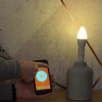OSRAM Smart+ WIFI E14 LED, 4, 9 W, hidegfehér/melegfehér, 470 lm, opál (Classic Tunable White) (4058075778573)