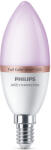 Philips (Philips) okos E14 LED, 2200-6500 K, 40W izzó helyett (RGBW) (929002448821)