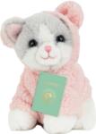 Studio Pets Плюшена играчка Studio Pets - Коте с куфарче, паспорт и стикери, 8 cm (6531) - ozone