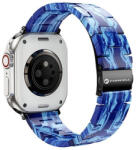  Forcell F-Design FA04 Apple Watch 42/44/45/49mm márvány mintás szíj, kék - speedshop