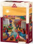 Art Puzzle Пъзел Art Puzzle от 1000 части - Цветното пристанище (5238)
