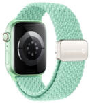  Forcell F-Design FA02 Apple Watch 42/44/45/49mm nylon mágneses szíj, pisztáciazöld - speedshop