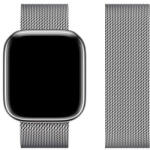 Forcell F-Design FA03 Apple Watch 38/40/41mm szíj, ezüst